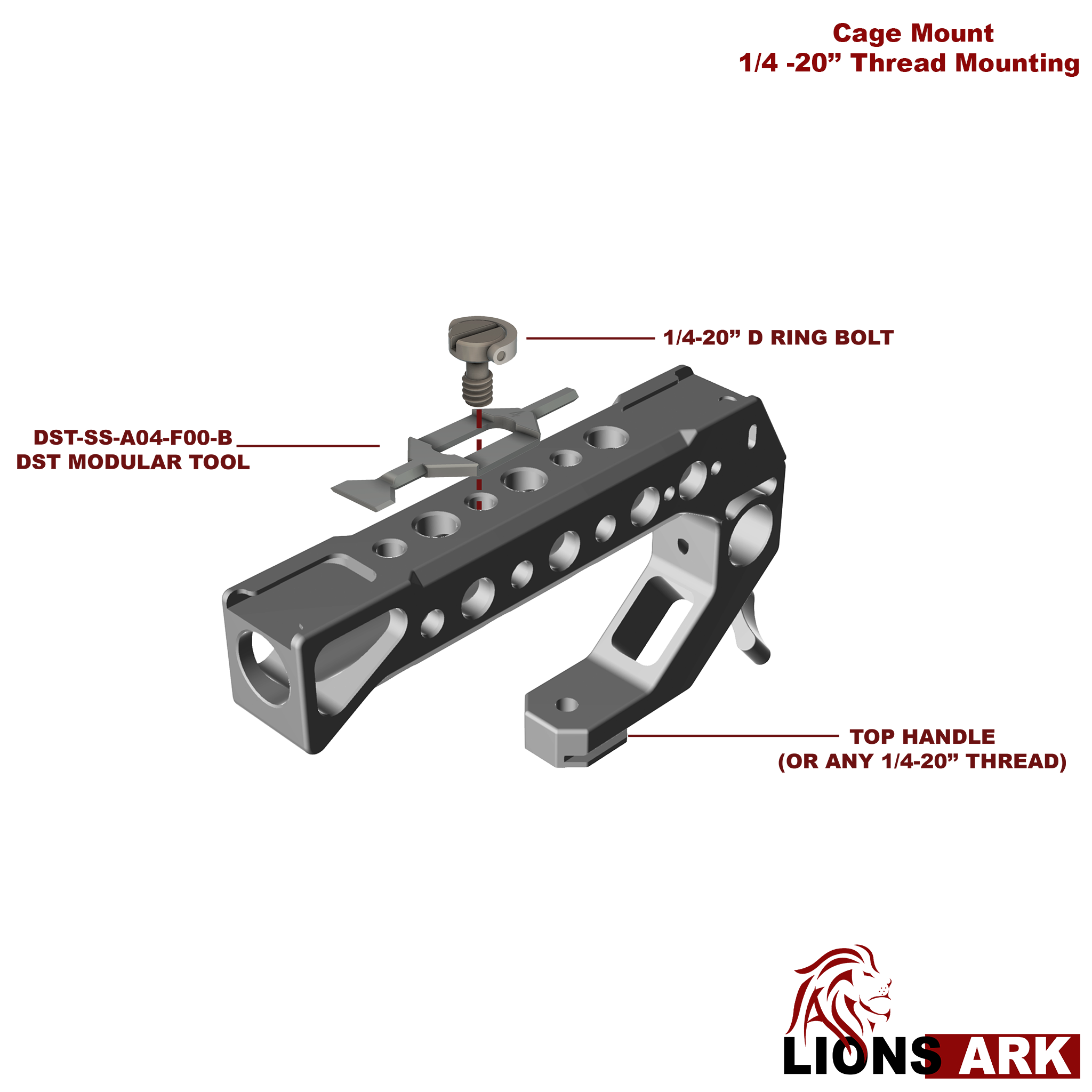 LIONS ARK DST MODULAR & ATTACHABLE CAMERA MULTI-TOOL